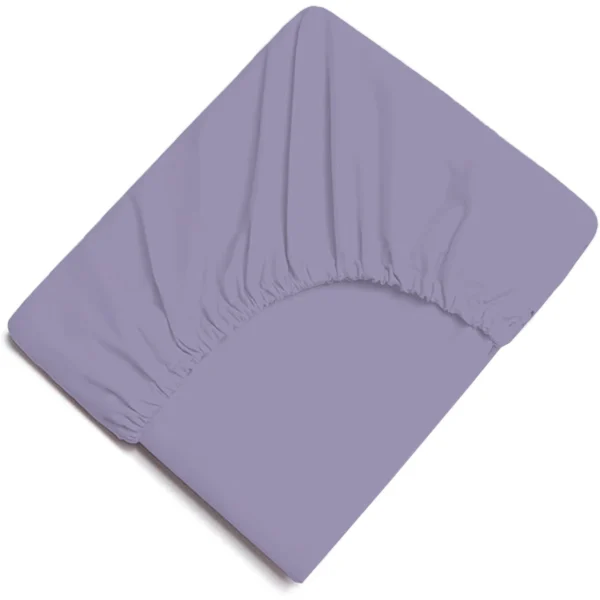 Extra Deep Polycotton Fitted Sheet in Lilac uk