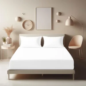 Extra Deep Polycotton Fitted Sheet in White