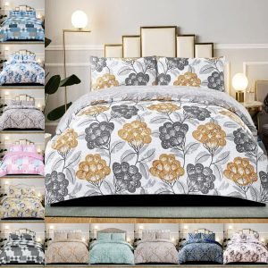 4 Piece Rich Cotton Duvet Cover Set Bedding Set