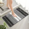 Extra Soft Absorbent Bath Mat Grey