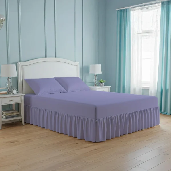 Deep Fitted Valance Sheet lilac