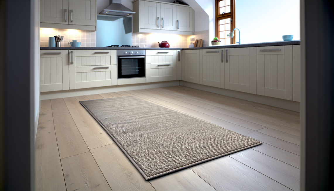 Heavy-duty kitchen runner in a modern UK kitchen.