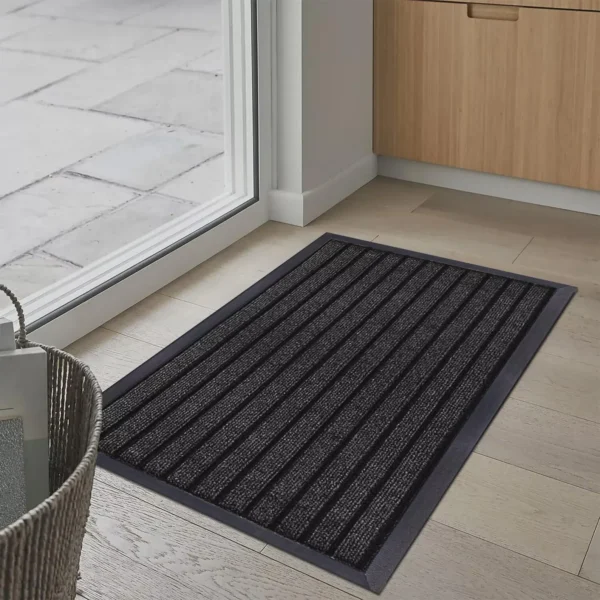 Heavy Duty Barrier Door Mat black