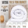 All-Season 10.5 Tog Duvet | Rugstars UK - Hollowfibre Quilt Rugstars UK