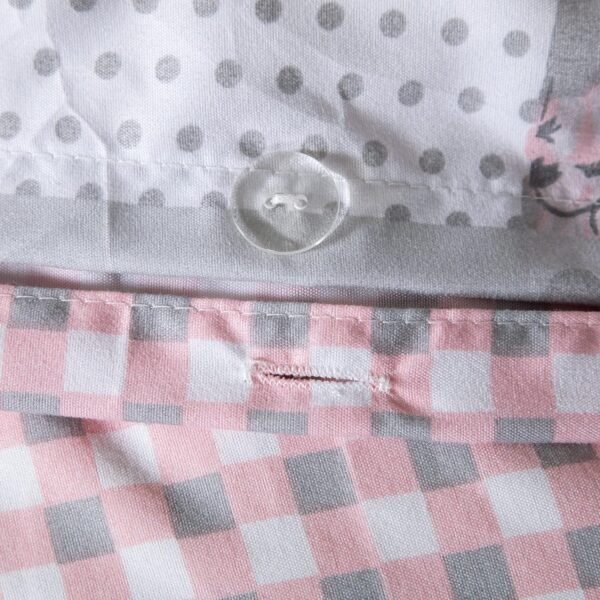 3 Piece Duvet Cover with Pillowcase | 100% Rich Cotton Reversible Duvet Set | Single Double King Size UK | Luxury Floral Duvet Cover set