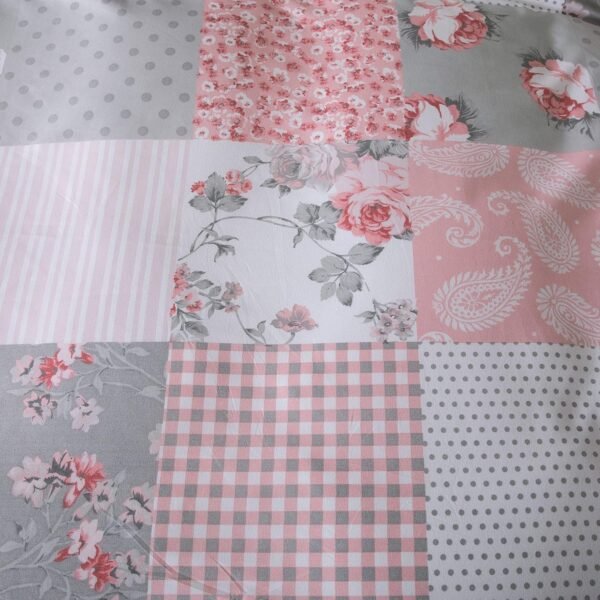 3 Piece Duvet Cover with Pillowcase | 100% Rich Cotton Reversible Duvet Set | Single Double King Size UK | Luxury Floral Duvet Cover set