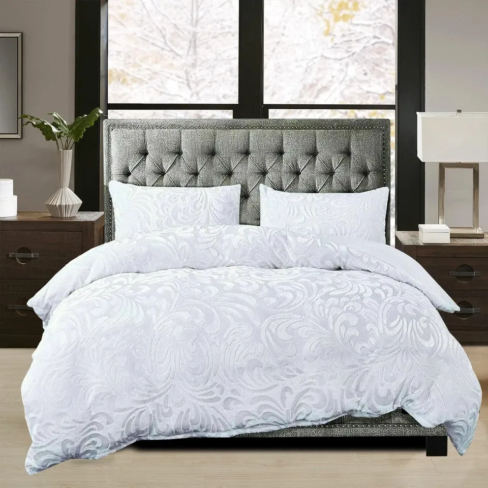 Teddy Fleece Duvet Cover Set - Image 5