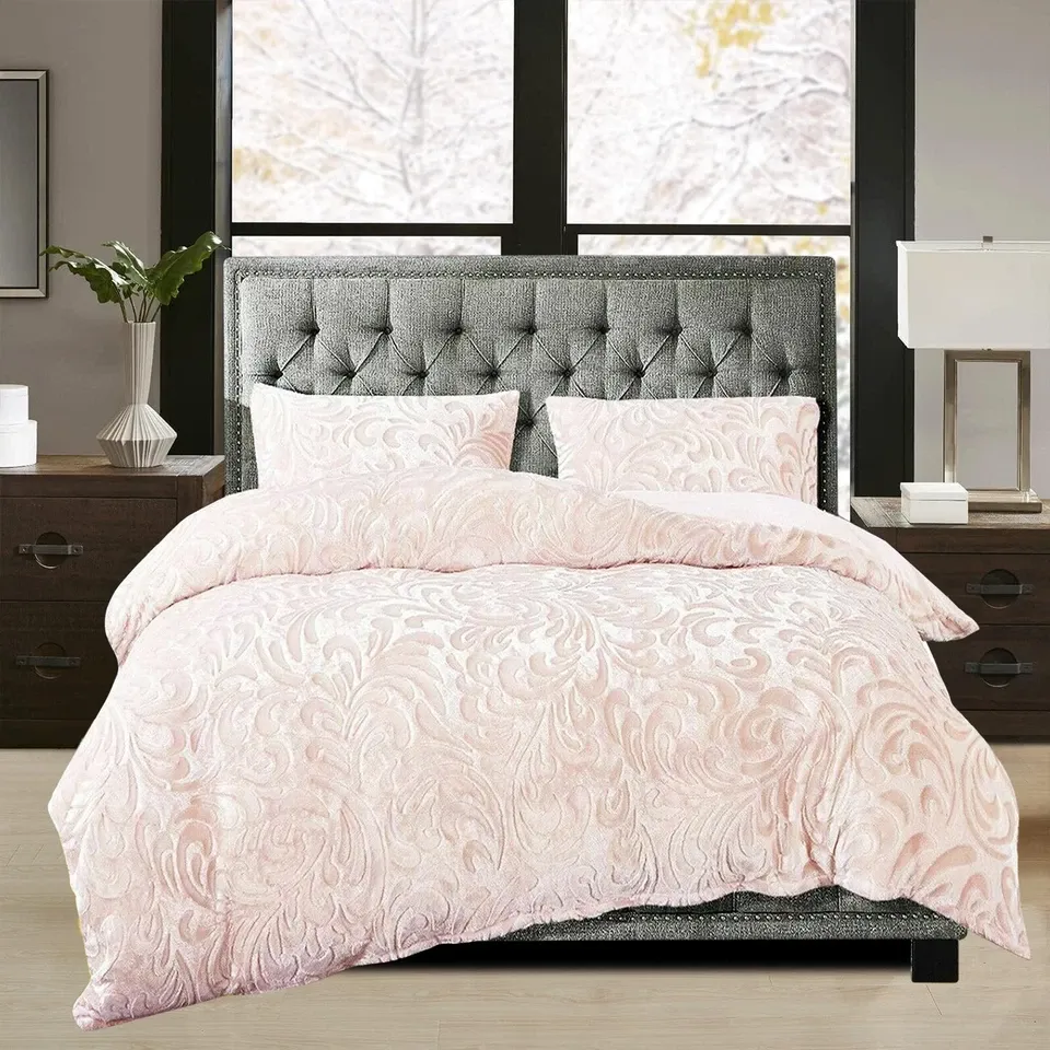 Teddy Fleece Duvet Cover Set - Image 8