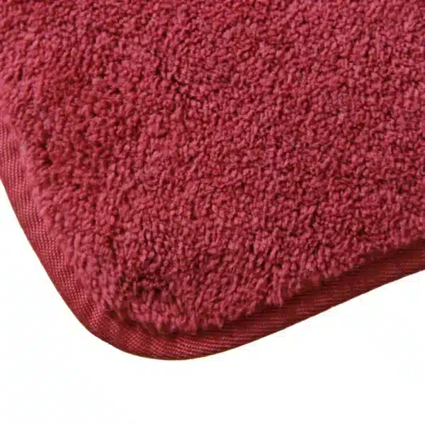 Microfiber Bath Mat Burgundy - Microfiber Bath Mat 1 Rugstars UK