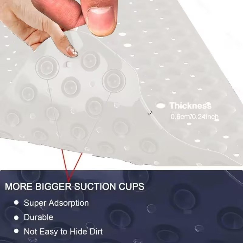 Shower Mat key feature massager and non slip
