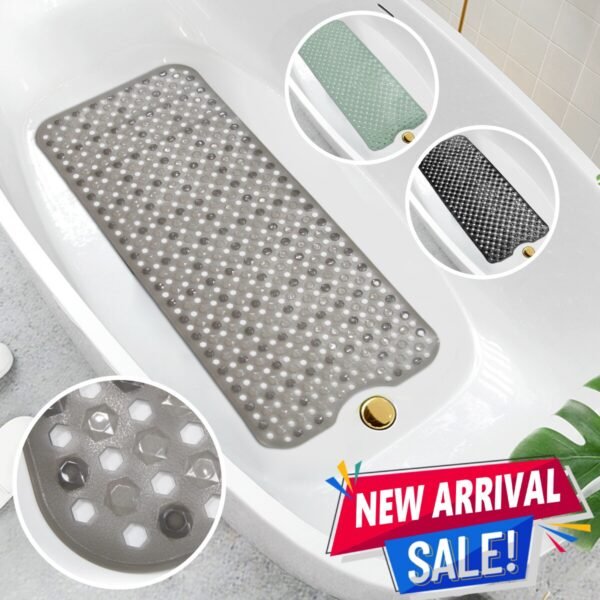 Non Slip Bath Mat 40x100cm Anti Mold | Rugstars UK