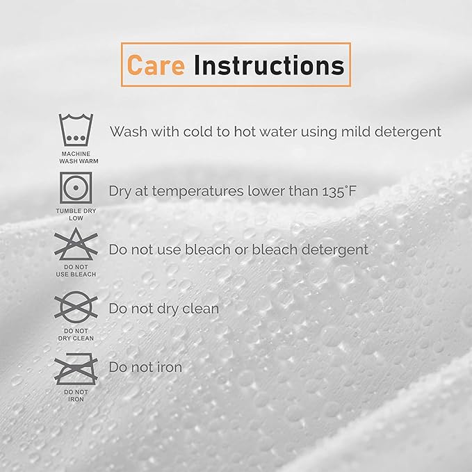 35 cm deep waterproof mattress protector with elasticated fitted design