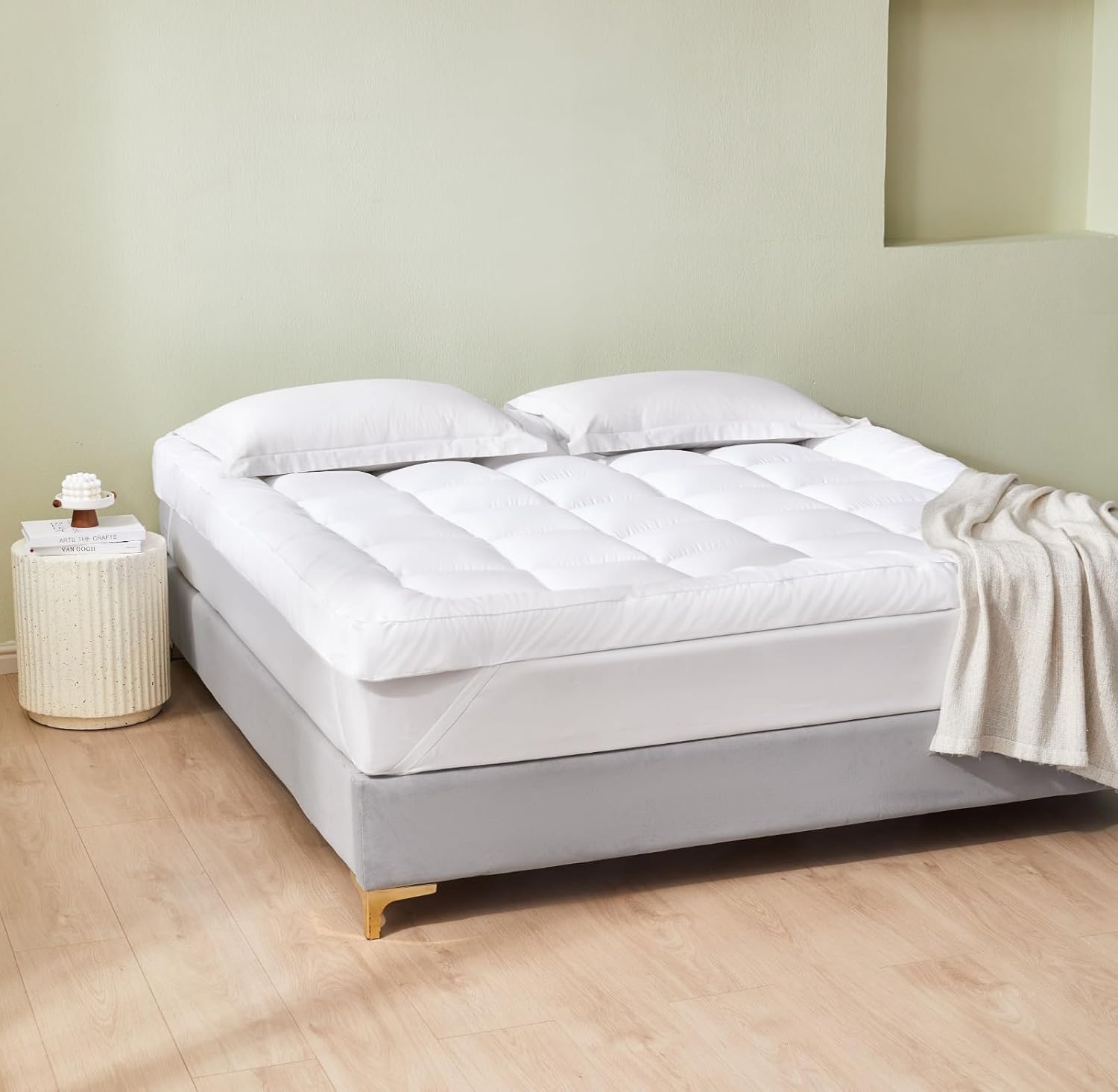 Microfiber Quilted Mattress Topper - Image 2