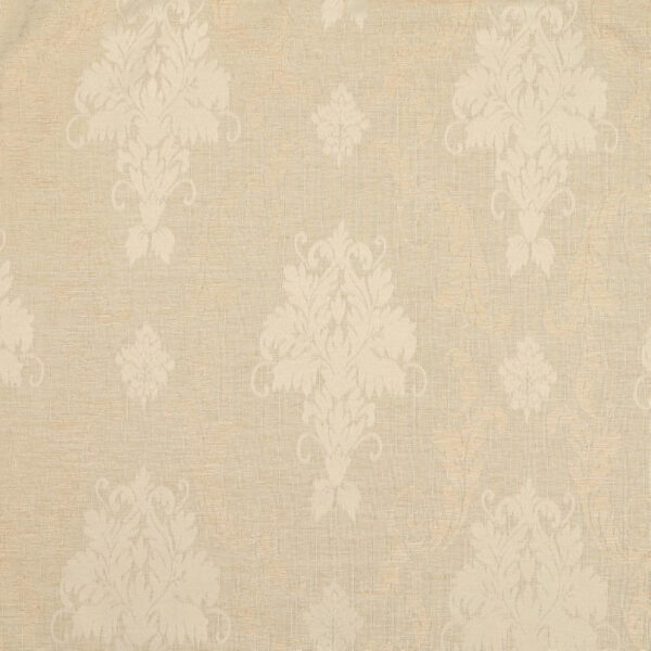 Beige fully lined ring top curtain pair room setting Rugstars UK