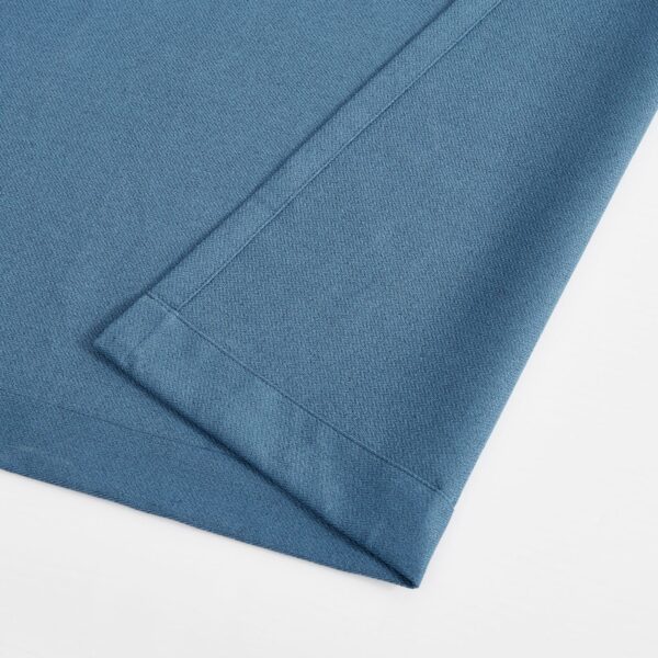 Blue eyelet blackout curtains ready made pair Rugstars UK
