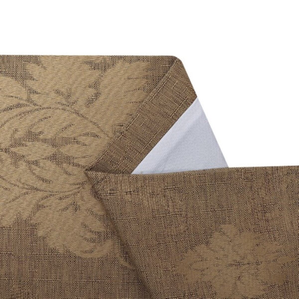Coffee ready made fully lined curtains with tiebacks Rugstars UK