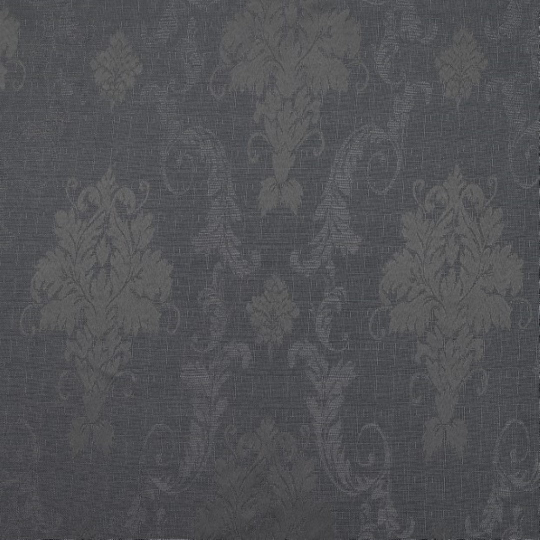 Grey fully lined ring top curtain pair room setting Rugstars UK