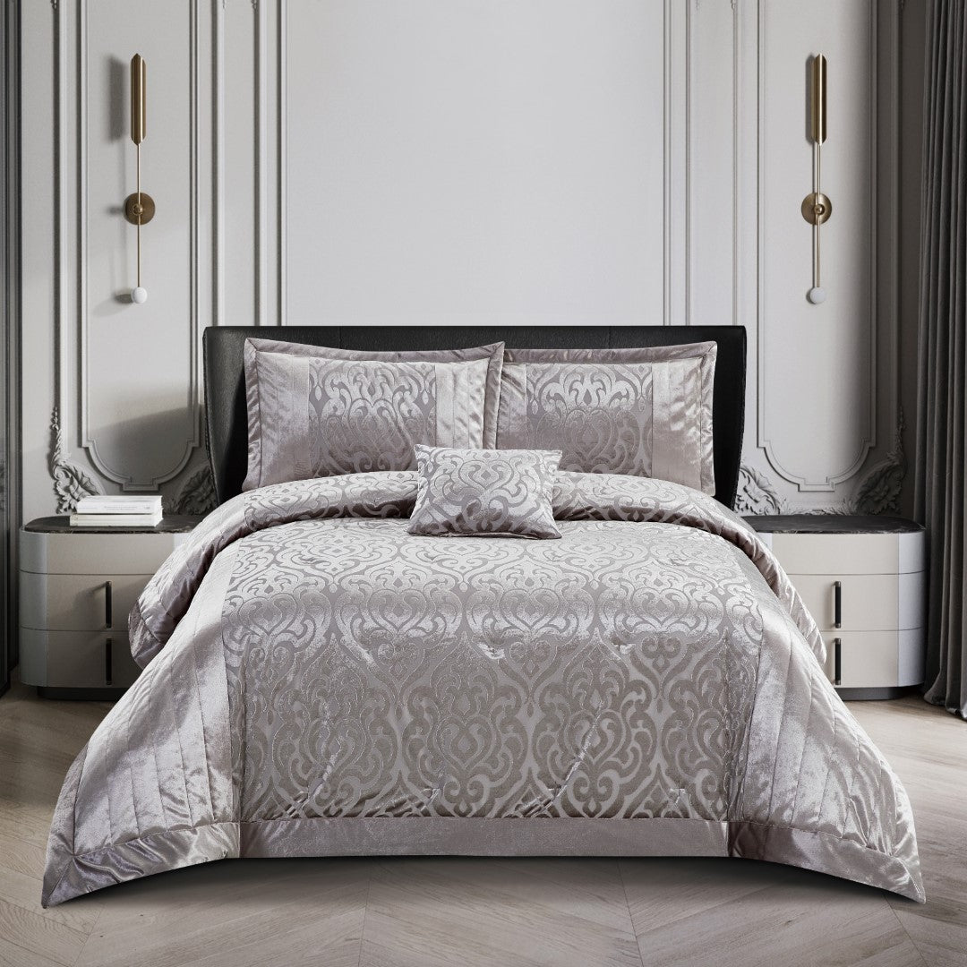 Infinity Jacquard Velvet Bedspread Set - Image 8