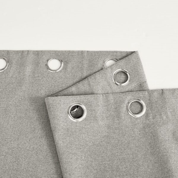 Mink beige living room blackout curtains eyelet heading Rugstars UK