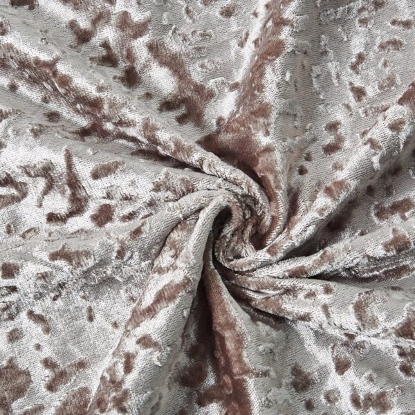Mink room darkening plush velvet curtains Rugstars UK