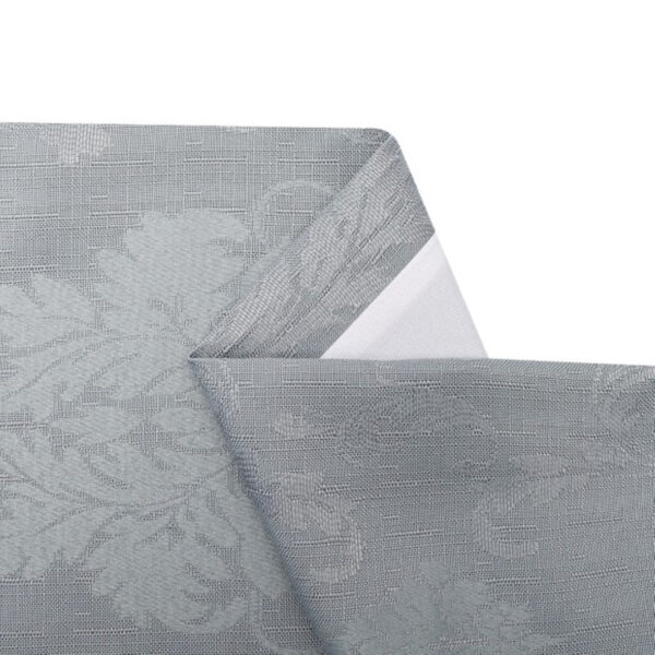 Silver ready made fully lined curtains with tiebacks Rugstars UK