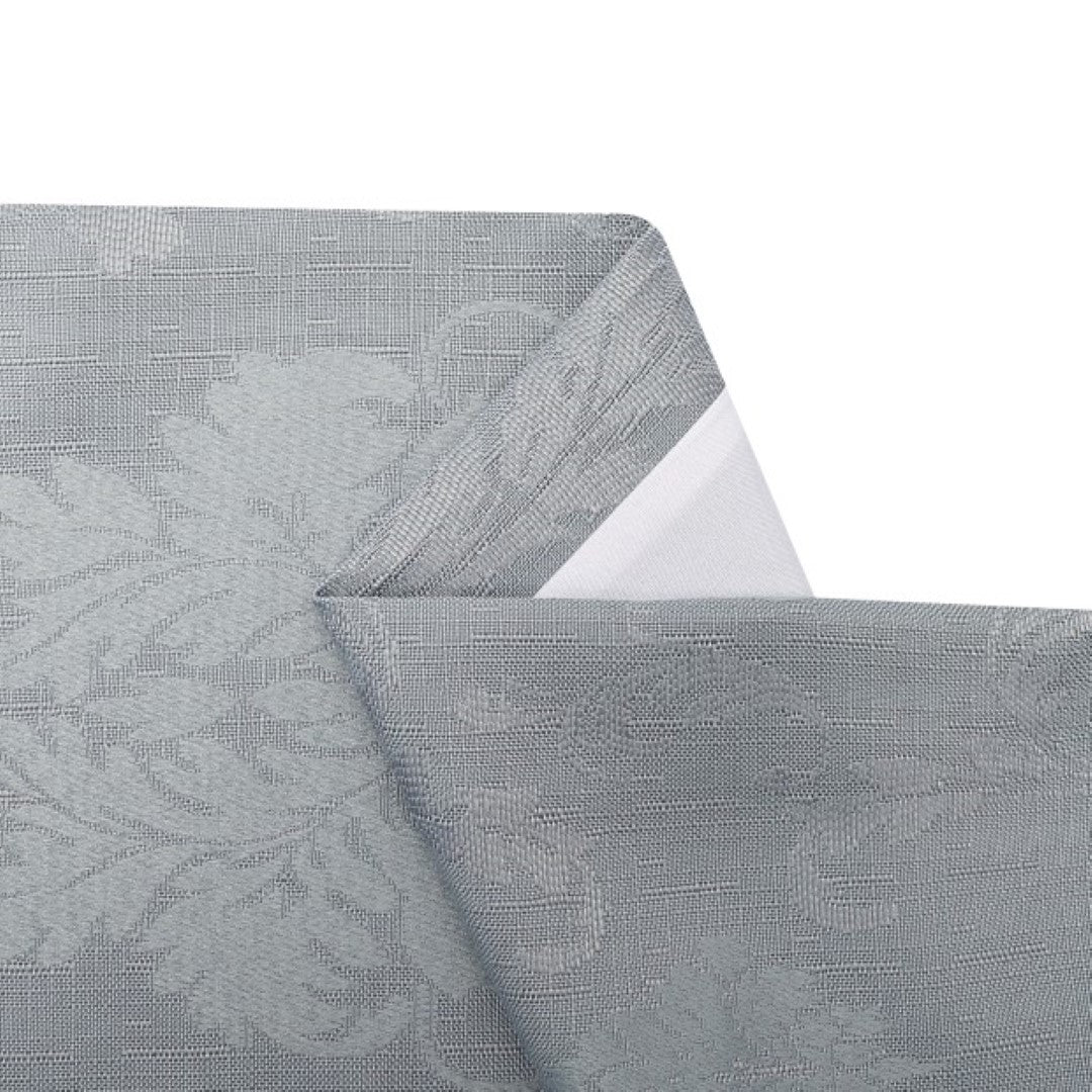 Silver ready made fully lined curtains with tiebacks Rugstars UK