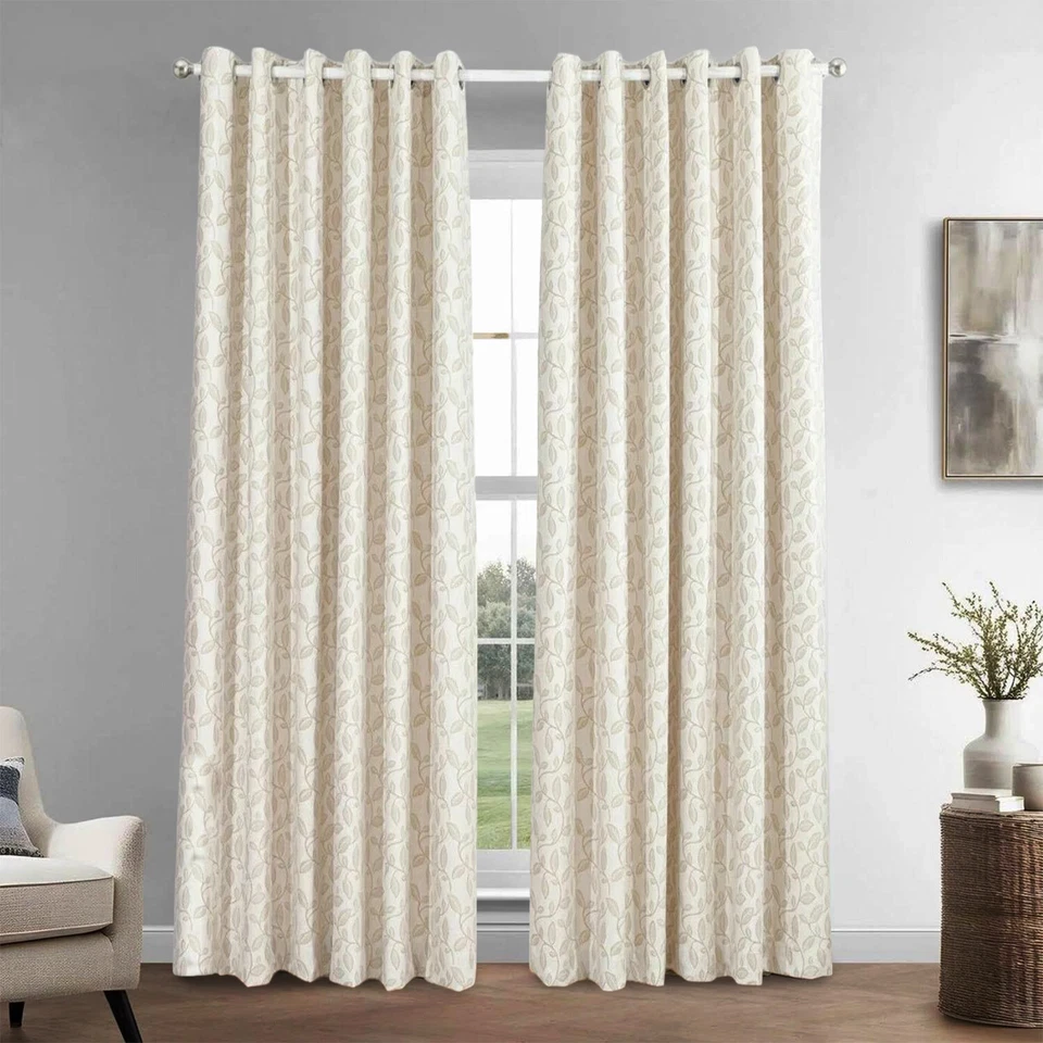 Miami Jacquard Pencil Pleat Curtains - Image 12