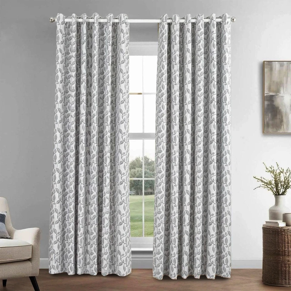 Miami Jacquard Pencil Pleat Curtains - Image 17