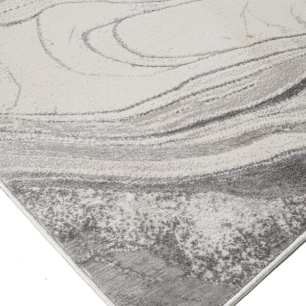Beige Gant Marble Effect Rug corner detail Rugstars UK