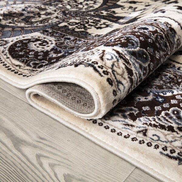 Cream Rada Traditional Runner Rug detail view 3 Rugstars UK