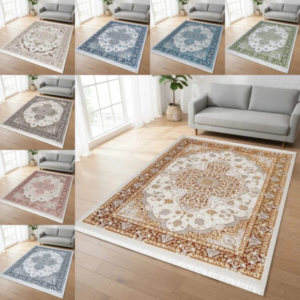 Crystal Traditional Medallion Rug shown in several colours Rugstars UK