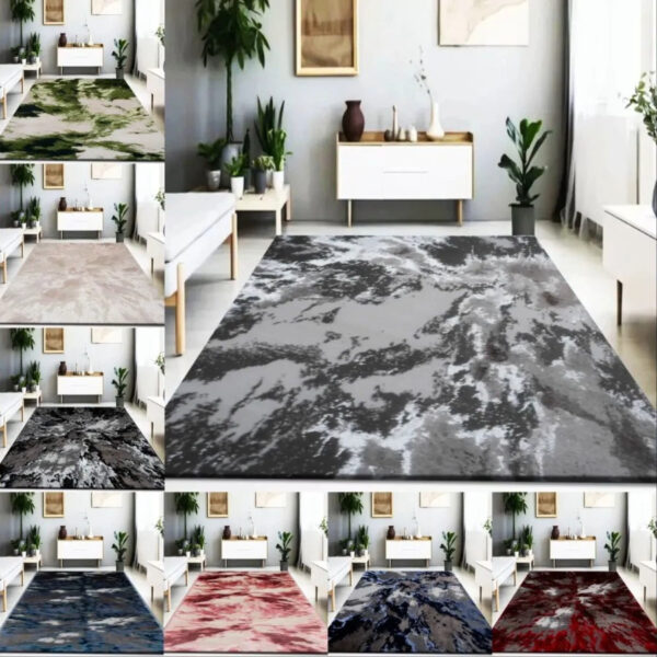 Harlo Abstract Area Rug shown in several room settings Rugstars UK