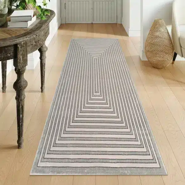 Nora Striped Non Slip Hallway Runner Rug - product image 2