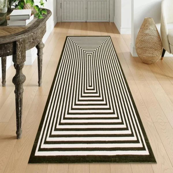 Nora Striped Non Slip Hallway Runner Rug - product image 22