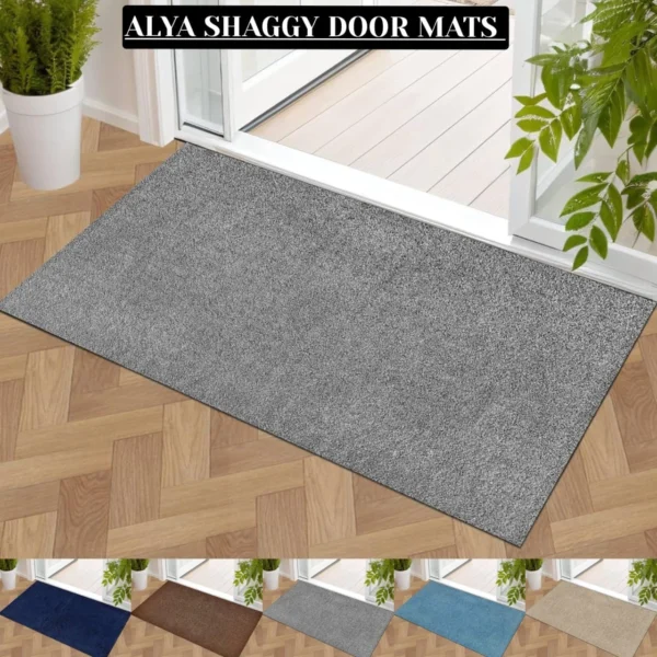 Alya Shaggy Indoor Door Mat and Runner Rug - product image 1