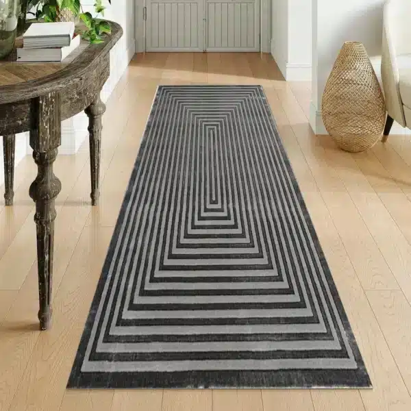 Nora Striped Non Slip Hallway Runner Rug - product image 8